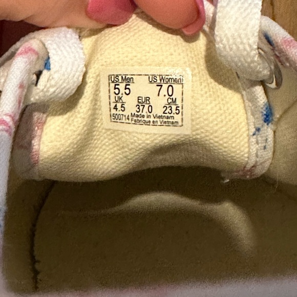 Madewell x Vans lace up sneakers - tie dye canvas W size 7 M size 5.5 - Picture 8 of 8